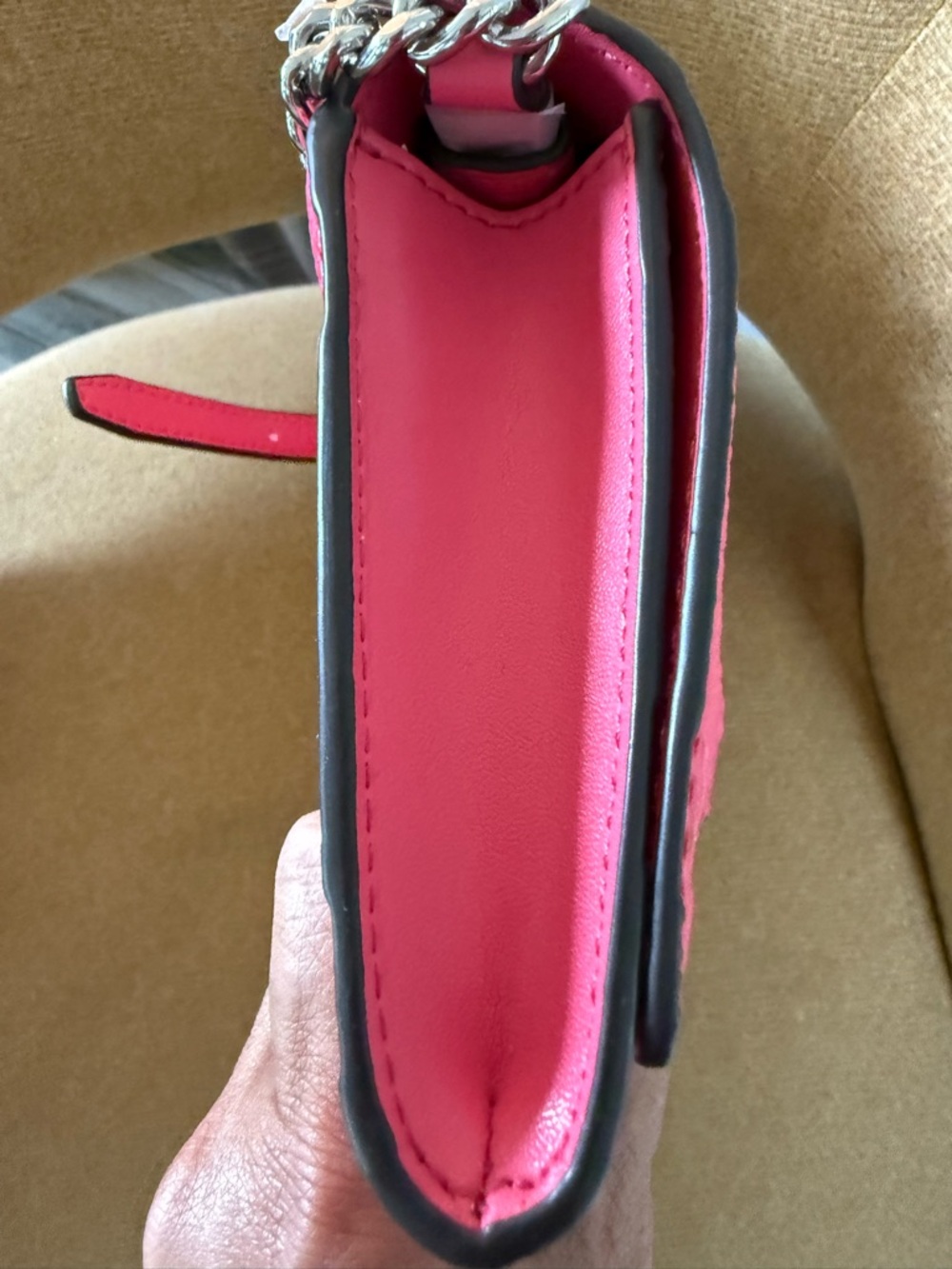 Pink Crossbody Wallet Purse - Women's Shoulder Bag - Picture 10 of 12